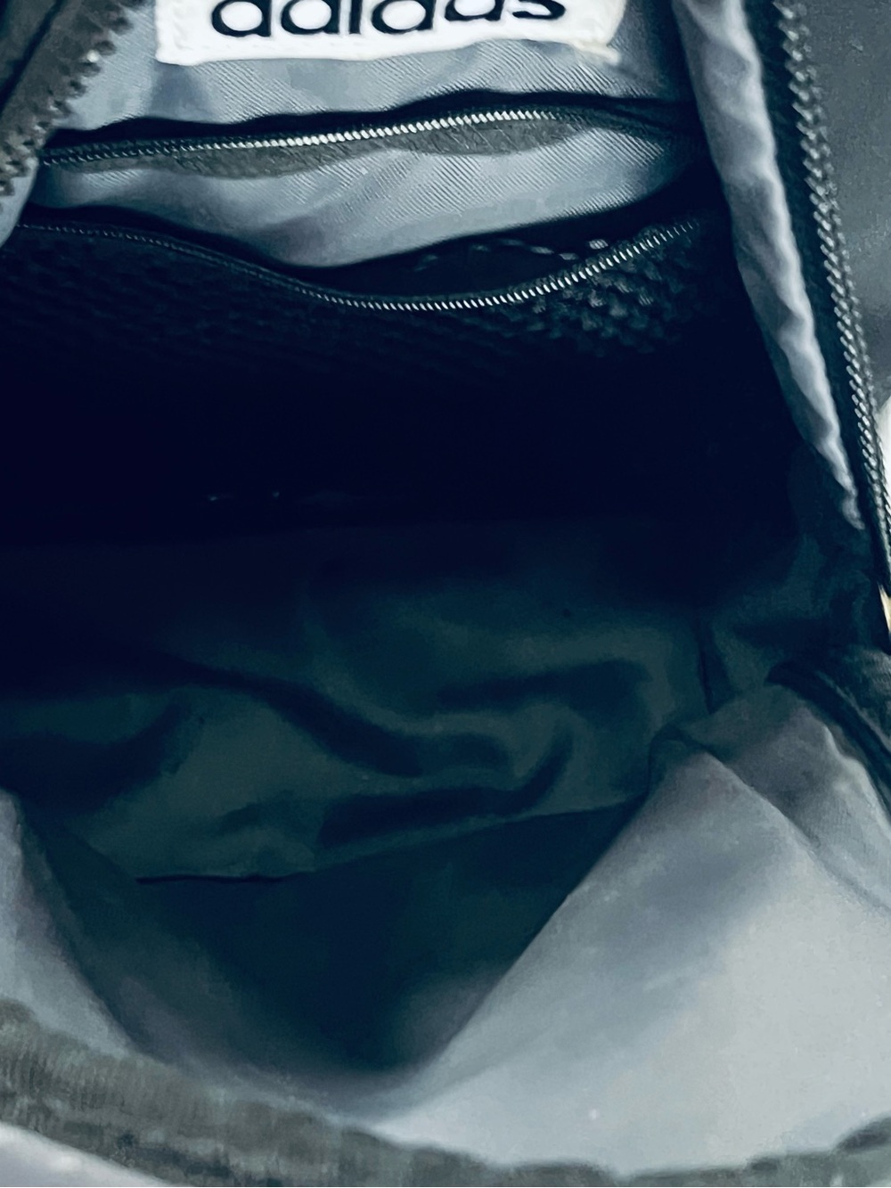 adidas Black Backpack with White Logo Tag - Picture 3 of 8